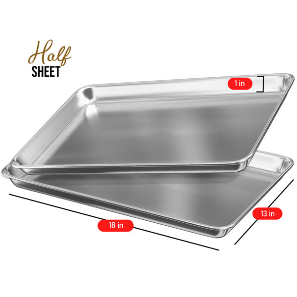 Half sheet clearance pan cover